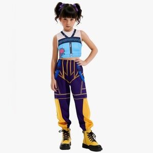 K Pop Demon Hunters Zoey Costume Set Pop Singer Dance Outfit Halloween Costume